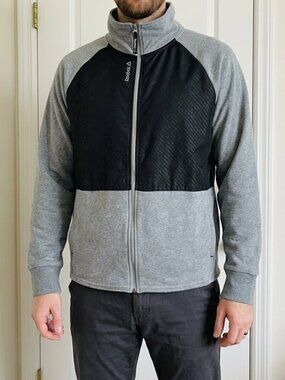 Reebok Men's Full-Zip Athletic Track Jacket Casual Sportswear Size XL